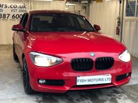 USED 2013 L BMW 1 SERIES 1.6 116D EFFICIENTDYNAMICS BUSINESS 5d 114 BHP POWER BOOT+NAV+&pound;0 ROAD TAX+BLACK ALLOYS+BUSINESS EDITION GREAT+DAB RADIO+FULL LEATHER HEATED SEATS+BLUETOOTH+HPI CLEAR