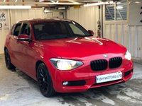 USED 2013 L BMW 1 SERIES 1.6 116D EFFICIENTDYNAMICS BUSINESS 5d 114 BHP POWER BOOT+NAV+&pound;0 ROAD TAX+BLACK ALLOYS+BUSINESS EDITION GREAT+DAB RADIO+FULL LEATHER HEATED SEATS+BLUETOOTH+HPI CLEAR