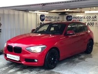 USED 2013 L BMW 1 SERIES 1.6 116D EFFICIENTDYNAMICS BUSINESS 5d 114 BHP POWER BOOT+NAV+&pound;0 ROAD TAX+BLACK ALLOYS+BUSINESS EDITION GREAT+DAB RADIO+FULL LEATHER HEATED SEATS+BLUETOOTH+HPI CLEAR