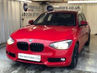 USED 2013 L BMW 1 SERIES 1.6 116D EFFICIENTDYNAMICS BUSINESS 5d 114 BHP POWER BOOT+NAV+&pound;0 ROAD TAX+BLACK ALLOYS+BUSINESS EDITION GREAT+DAB RADIO+FULL LEATHER HEATED SEATS+BLUETOOTH+HPI CLEAR
