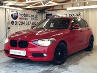 USED 2013 L BMW 1 SERIES 1.6 116D EFFICIENTDYNAMICS BUSINESS 5d 114 BHP POWER BOOT+NAV+&pound;0 ROAD TAX+BLACK ALLOYS+BUSINESS EDITION GREAT+DAB RADIO+FULL LEATHER HEATED SEATS+BLUETOOTH+HPI CLEAR