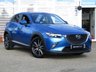 USED 2016 16 MAZDA CX-3 1.5 D SPORT NAV 5d 104 BHP Finished in DYNAMIC BLUE MET with Full Heated Leather. This stylish Mazda MPV has a great looking interior and exterior. The great driving position makes it fun to drive and caters for the small to medium size family. It host great features that include Full Heated Leather, Sat Nav, Rear Camera, DAB Radio with BOSE Speakers, &pound;20 ROAD TAX, Heads Up Display, B/Tooth, Cruise Control and more. Serviced at 1243 miles, 8273 miles, 15889 miles, 32550 miles, 35461 miles and on arrival at 62030 miles.