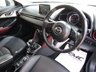 USED 2016 16 MAZDA CX-3 1.5 D SPORT NAV 5d 104 BHP Finished in DYNAMIC BLUE MET with Full Heated Leather. This stylish Mazda MPV has a great looking interior and exterior. The great driving position makes it fun to drive and caters for the small to medium size family. It host great features that include Full Heated Leather, Sat Nav, Rear Camera, DAB Radio with BOSE Speakers, &pound;20 ROAD TAX, Heads Up Display, B/Tooth, Cruise Control and more. Serviced at 1243 miles, 8273 miles, 15889 miles, 32550 miles, 35461 miles and on arrival at 62030 miles.