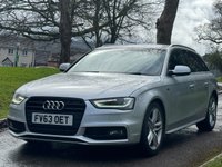 USED 2013 63 AUDI A4 2.0 AVANT TDI S LINE START/STOP 5d 148 BHP 