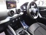 USED 2019 19 AUDI Q2 1.6 TDI S LINE 5d 114 BHP Finished in IBIS WHITE with contrasting BLACK SPORTS TRIM. This Audi Q2 is designed to give you the feel-good factor of an Audi A3, but with a higher driving position and the extra feeling of security that comes with it. This great example has features that include Pan Roof, Sat Nav, Power Folding Mirrors, Power rear boot, 18" Alloys, Cruise Control, Park Sensors, DAB, B/Tooth and much more. Dealer serviced at 8639 miles, 17756 miles and on arrival at 42263 miles.