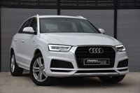USED 2017 17 AUDI Q3 1.4 TFSI S LINE EDITION 5d 148 BHP ULEZ | 1 FORMER KEEPER | 2 KEYS | 18" ALLOYS | PARK ASSIST | SATELLITE NAVIGATION | DAB RADIO