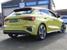 USED 2021 21 AUDI A3 2.0 S3 TFSI QUATTRO 5d 306 BHP Finished in PYTHON YELLOW pearl with contrasting Ebony heated SPORTS LEATHER seats. This 4x4 S3 has an advanced 2.0 turbocharged petrol engine pumping out 306 BHP, blistering performance with arguably the highest quality interior in its class. Features include Sat Nav, Rear View Camera, Full Heated Leather, DAB, Bang and Olufsen Speakers, B/tooth, LED run lights, Park Senors with Park Assist and Cruise. Dealer serviced at 10600 miles, 12674 miles, 20652 miles and on arrival at 27587 miles.