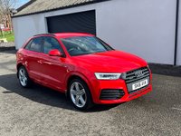 USED 2016 16 AUDI Q3 2.0 TDI QUATTRO S LINE PLUS 5d AUTO 182 BHP Cruise , Climate , Heated Seats