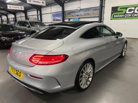 USED 2017 17 MERCEDES-BENZ C-CLASS 2.1L C 250 D AMG LINE PREMIUM 2d AUTO 201 BHP Panoramic Roof, 19