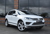 USED 2017 17 VOLKSWAGEN TOUAREG 3.0 V6 R-LINE PLUS TDI BLUEMOTION TECHNOLOGY 5d AUTO 259 BHP PAN ROOF / 2 OWNER / FULL HIST