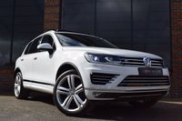 USED 2017 17 VOLKSWAGEN TOUAREG 3.0 V6 R-LINE PLUS TDI BLUEMOTION TECHNOLOGY 5d AUTO 259 BHP PAN ROOF / 2 OWNER / FULL HIST
