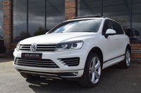 USED 2017 17 VOLKSWAGEN TOUAREG 3.0 V6 R-LINE PLUS TDI BLUEMOTION TECHNOLOGY 5d AUTO 259 BHP PAN ROOF / 2 OWNER / FULL HIST