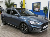 USED 2020 20 FORD FOCUS ACTIVE 1.5 X ECOBLUE 5d 119 BHP BIG SPEC SAT NAV SUNROOF PART LEATHER HEATED SEATS REAR VIEW CAMERA CRUISE CONTROL PARKING SENSORS 1 OWNER SERVICE HISTORY 6 MONTHS GOLD WARRANY