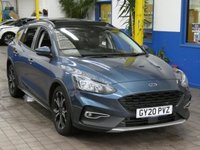 USED 2020 20 FORD FOCUS ACTIVE 1.5 X ECOBLUE 5d 119 BHP BIG SPEC SAT NAV SUNROOF PART LEATHER HEATED SEATS REAR VIEW CAMERA CRUISE CONTROL PARKING SENSORS 1 OWNER SERVICE HISTORY 6 MONTHS GOLD WARRANY