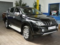 USED 2019 19 MITSUBISHI L200 2.4 DI-D 4WD BARBARIAN DCB 178 BHP STUNNING EXAMPLE APP BASED SAT NAV ANDROID APPLE CARPLAY REAR CAMERA LEATHER HEATED SEATS 1 OWNER