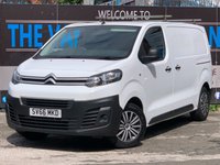 USED 2016 66 CITROEN DISPATCH 1.6 M 1000 X BLUEHDI 94 BHP NO VAT - SERVICE HISTORY - HPI CLEAR - EURO 6 - ULEZ / LEZ / CAZ COMPLIANT - LOW MILEAGE - 2 KEYS - 3 SEATS - ROOF RACK - TWIN SIDE LOADING DOORS - BLUETOOTH / DAB / USB / AUX / RADIO - CRUISE CONTROL - FINANCE AVAILABLE - ZERO DEPOSIT OFFERS - ALL VANS/CARS WELCOME IN PART-EXCHANGE, ANY AGE, ANY MILEAGE, ANY CONDITION