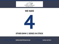 USED 2018 68 BMW 2 SERIES 2.0 220D M SPORT 2d 188 BHP NEW STOCK ARRIVING SOON