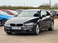 USED 2019 69 BMW 4 SERIES 2.0 420D M SPORT GRAN COUPE 4d 188 BHP **HEATED LEATHER SEATS, NAV**