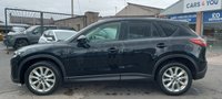 USED 2013 13 MAZDA CX-5 2.2 D SPORT 5d 173 BHP FRONT AND REAR PARKING AID +  PRIVACY SCREEN +  FULL LEATHER TRIM +  SAT NAV +  CRUISE CONTROL +  FRONT HEATED SEATS +  DUAL CLIMATE CONTROL +  REVERSING CAMERA +  BLUETOOTH +  USB +  AUX +  19" ALLOYS +  DAYTIME RUNNING LIGHTS +
