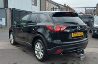 USED 2013 13 MAZDA CX-5 2.2 D SPORT 5d 173 BHP FRONT AND REAR PARKING AID +  PRIVACY SCREEN +  FULL LEATHER TRIM +  SAT NAV +  CRUISE CONTROL +  FRONT HEATED SEATS +  DUAL CLIMATE CONTROL +  REVERSING CAMERA +  BLUETOOTH +  USB +  AUX +  19" ALLOYS +  DAYTIME RUNNING LIGHTS +