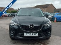 USED 2013 13 MAZDA CX-5 2.2 D SPORT 5d 173 BHP FRONT AND REAR PARKING AID +  PRIVACY SCREEN +  FULL LEATHER TRIM +  SAT NAV +  CRUISE CONTROL +  FRONT HEATED SEATS +  DUAL CLIMATE CONTROL +  REVERSING CAMERA +  BLUETOOTH +  USB +  AUX +  19" ALLOYS +  DAYTIME RUNNING LIGHTS +