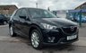 USED 2013 13 MAZDA CX-5 2.2 D SPORT 5d 173 BHP FRONT AND REAR PARKING AID +  PRIVACY SCREEN +  FULL LEATHER TRIM +  SAT NAV +  CRUISE CONTROL +  FRONT HEATED SEATS +  DUAL CLIMATE CONTROL +  REVERSING CAMERA +  BLUETOOTH +  USB +  AUX +  19" ALLOYS +  DAYTIME RUNNING LIGHTS +