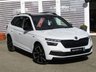 USED 2023 72 SKODA KAMIQ 1.0 MONTE CARLO TSI 5d 109 BHP Finished in CANDY WHITE with Sorts Trim. The Skoda Kamiq is a breath of fresh air in the small SUV class. It&rsquo;s bigger, classier inside and more comfortable than most of the others in its class. Features include, Sat Nav, Virtual Dash, DAB Radio, Pan Roof, Alloys, Sports Seats, Cruise Control and much more. Just Serviced and still under Skoda warranty untill 30.01.2026.