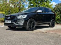 USED 2017 67 VOLVO XC60 2.4 D4 R-DESIGN LUX NAV AWD 5d 187 BHP 20in GLOSS BLACK-C/C-FAMILY PACK