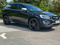 USED 2017 67 VOLVO XC60 2.4 D4 R-DESIGN LUX NAV AWD 5d 187 BHP 20in GLOSS BLACK-C/C-FAMILY PACK