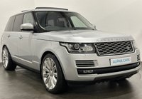USED 2015 15 LAND ROVER RANGE ROVER 5.0 V8 AUTOBIOGRAPHY 5d 510 BHP Deployable Side Steps, Panoramic Glass Slide Sunroof, Deployable Towbar, Striking Indus Silver , Ebony Black Leather