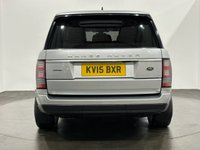 USED 2015 15 LAND ROVER RANGE ROVER 5.0 V8 AUTOBIOGRAPHY 5d 510 BHP Deployable Side Steps, Panoramic Glass Slide Sunroof, Deployable Towbar, Striking Indus Silver , Ebony Black Leather