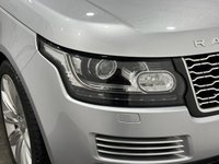 USED 2015 15 LAND ROVER RANGE ROVER 5.0 V8 AUTOBIOGRAPHY 5d 510 BHP Deployable Side Steps, Panoramic Glass Slide Sunroof, Deployable Towbar, Striking Indus Silver , Ebony Black Leather