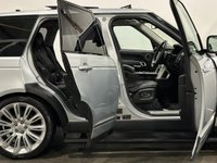 USED 2015 15 LAND ROVER RANGE ROVER 5.0 V8 AUTOBIOGRAPHY 5d 510 BHP Deployable Side Steps, Panoramic Glass Slide Sunroof, Deployable Towbar, Striking Indus Silver , Ebony Black Leather