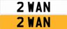 USED NUMBER PLATE PLATE 