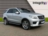 USED 2014 14 MERCEDES-BENZ M-CLASS 5.5 ML63 AMG 5d 525 BHP AIR SUSPENSION - AMG BODY STYLING KIT - COMAND NAVIGATION - HARMON KARDON - AMBIENT LIGHTING - ALPACA GREY LEATHER