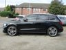 USED 2015 64 AUDI Q5 3.0 SQ5 TDI QUATTRO 5d 309 BHP Finished in MYTHOS BLACK metalic with contrasting FULL EBONY HEATED ELECTRIC SEATS. This Audi SQ5 is a high-performance family SUV that offers comfort, style and performance. In fact this SQ5 is faster than some hot hatches on the market today. Features include, Sat Nav, DAB, Heated leather seats. 21" Alloys, DAB, Rear and Front Spoilers, Power Boot, Cruise Control and much more. Dealer serviced at 16542 miles, 30752 miles, 39739 miles and at 89975 miles.