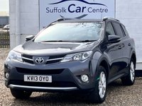 USED 2013 13 TOYOTA RAV4 2.2 D-4D INVINCIBLE 5d 150 BHP www.suffolkcarcentre.co.uk - Located at Lowestoft