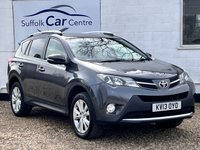 USED 2013 13 TOYOTA RAV4 2.2 D-4D INVINCIBLE 5d 150 BHP www.suffolkcarcentre.co.uk - Located at Lowestoft
