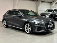 USED 2021 70 AUDI A3 2.0 SPORTBACK TDI S LINE 5d 148 BHP DIGIDASH+18"+CARPLAY+PARK+NAV