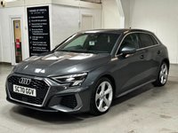 USED 2021 70 AUDI A3 2.0 SPORTBACK TDI S LINE 5d 148 BHP DIGIDASH+18"+CARPLAY+PARK+NAV