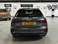 USED 2021 70 AUDI A3 2.0 SPORTBACK TDI S LINE 5d 148 BHP DIGIDASH+18"+CARPLAY+PARK+NAV