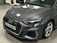 USED 2021 70 AUDI A3 2.0 SPORTBACK TDI S LINE 5d 148 BHP DIGIDASH+18"+CARPLAY+PARK+NAV