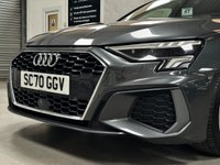 USED 2021 70 AUDI A3 2.0 SPORTBACK TDI S LINE 5d 148 BHP DIGIDASH+18"+CARPLAY+PARK+NAV