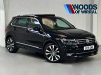 USED 2019 19 VOLKSWAGEN TIGUAN 2.0 R-LINE TDI DSG 5d 148 BHP PANROOF+20"ALLOYS+CARPLAY+NAV