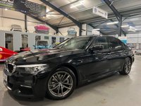 USED 2017 67 BMW 5 SERIES 2.0L 520D XDRIVE M SPORT 4d AUTO 188 BHP REAR CAMERA , PRIVACY,  2 OWN