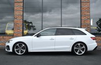 USED 2020 20 AUDI A4 3.0 S4 AVANT TDI QUATTRO BLACK EDITION MHEV 5d 343 BHP BLACK EDITION / METALLIC WHITE