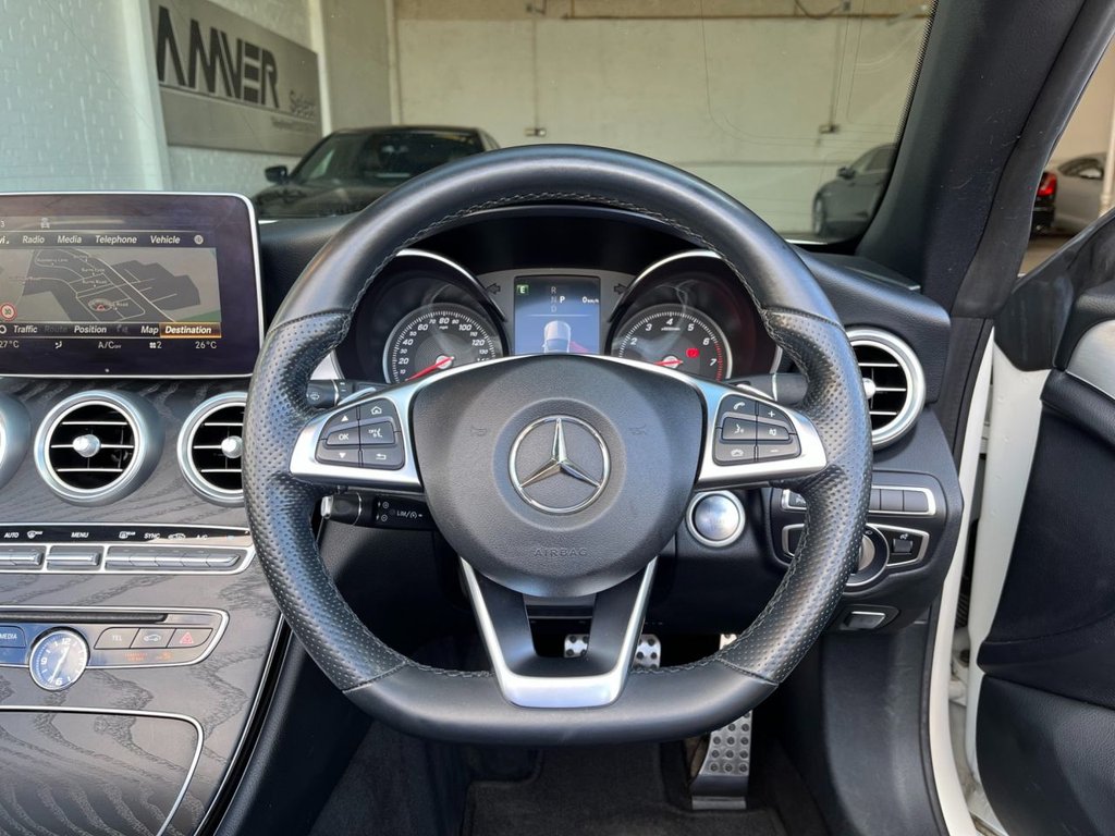 USED 2018 18 MERCEDES-BENZ C-CLASS 2.0 C 300 AMG LINE PREMIUM PLUS 2d 241 BHP 