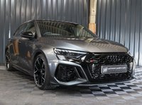 USED 2023 73 AUDI A3 2.5 RS 3 TFSI QUATTRO VORSPRUNG 5d 395 BHP DAYTONA GREY VORSPRUNG, RS DYNAMIC PACK INCLUDING CARBON CERAMIC BRAKES