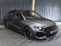 USED 2023 73 AUDI A3 2.5 RS 3 TFSI QUATTRO VORSPRUNG 5d 395 BHP DAYTONA GREY VORSPRUNG, RS DYNAMIC PACK INCLUDING CARBON CERAMIC BRAKES