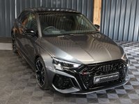 USED 2023 73 AUDI A3 2.5 RS 3 TFSI QUATTRO VORSPRUNG 5d 395 BHP DAYTONA GREY VORSPRUNG, RS DYNAMIC PACK INCLUDING CARBON CERAMIC BRAKES
